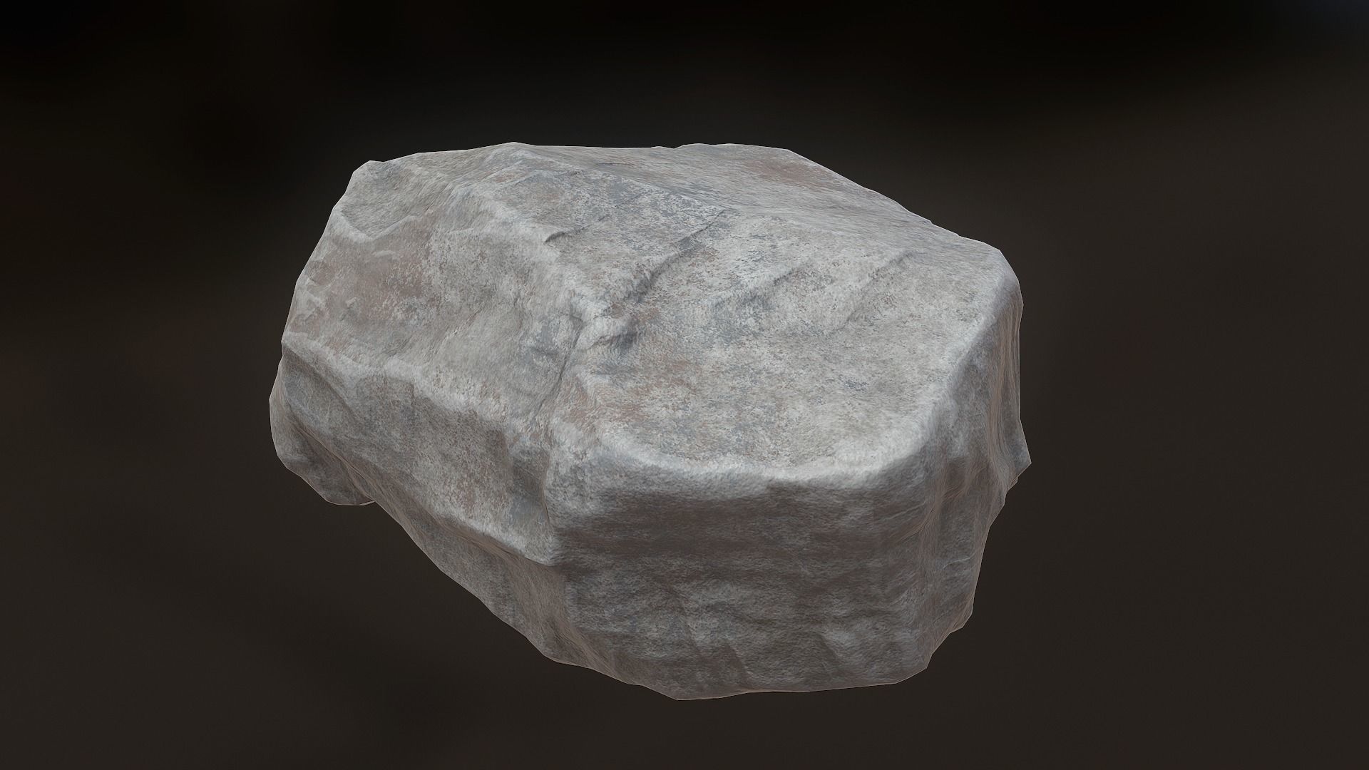 Stone Low-poly 3D Model rock Low-poly 3D model_3