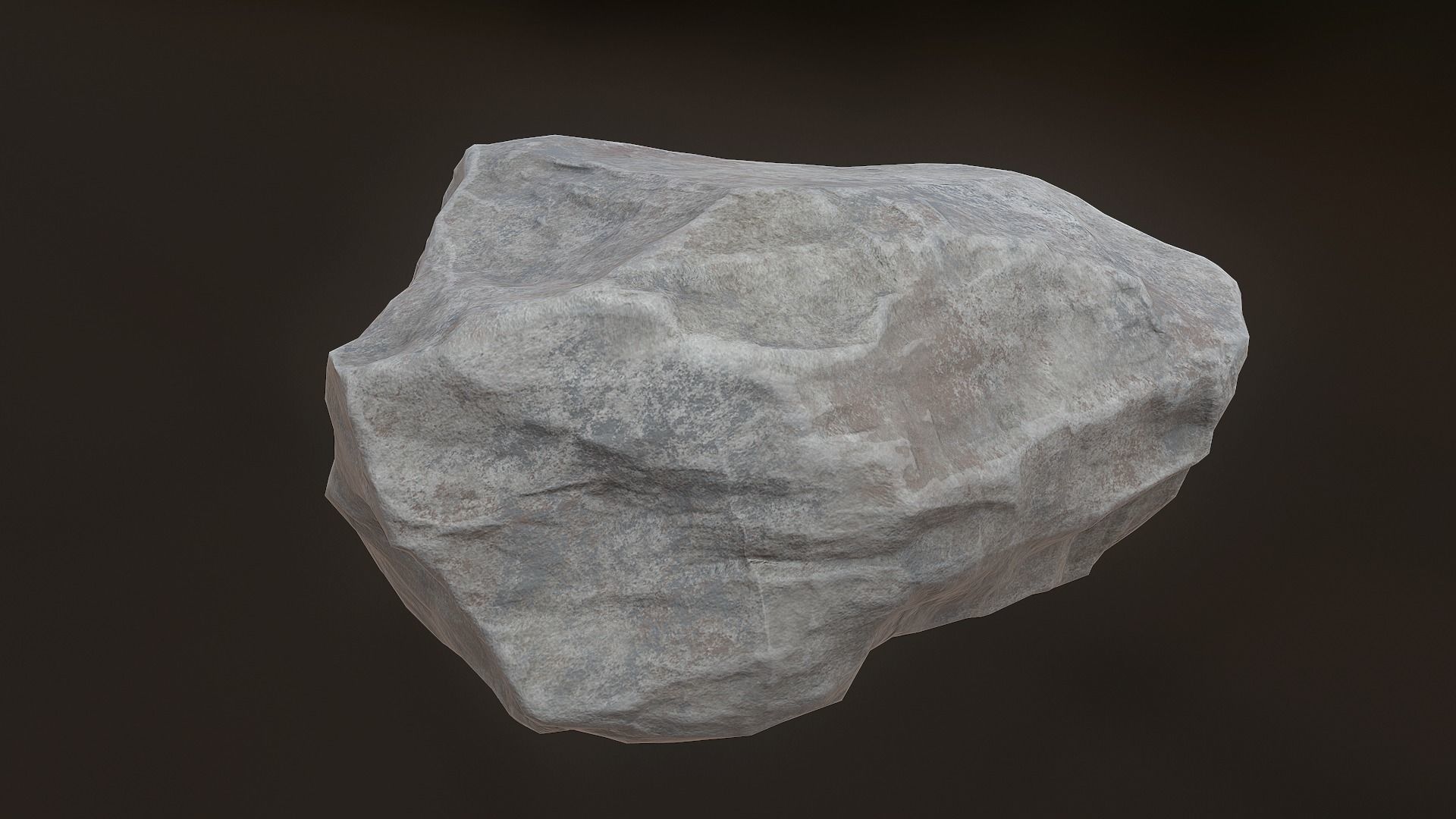 Stone Low-poly 3D Model rock Low-poly 3D model_10