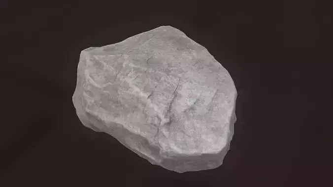 Stone Low-poly 3D Model rock