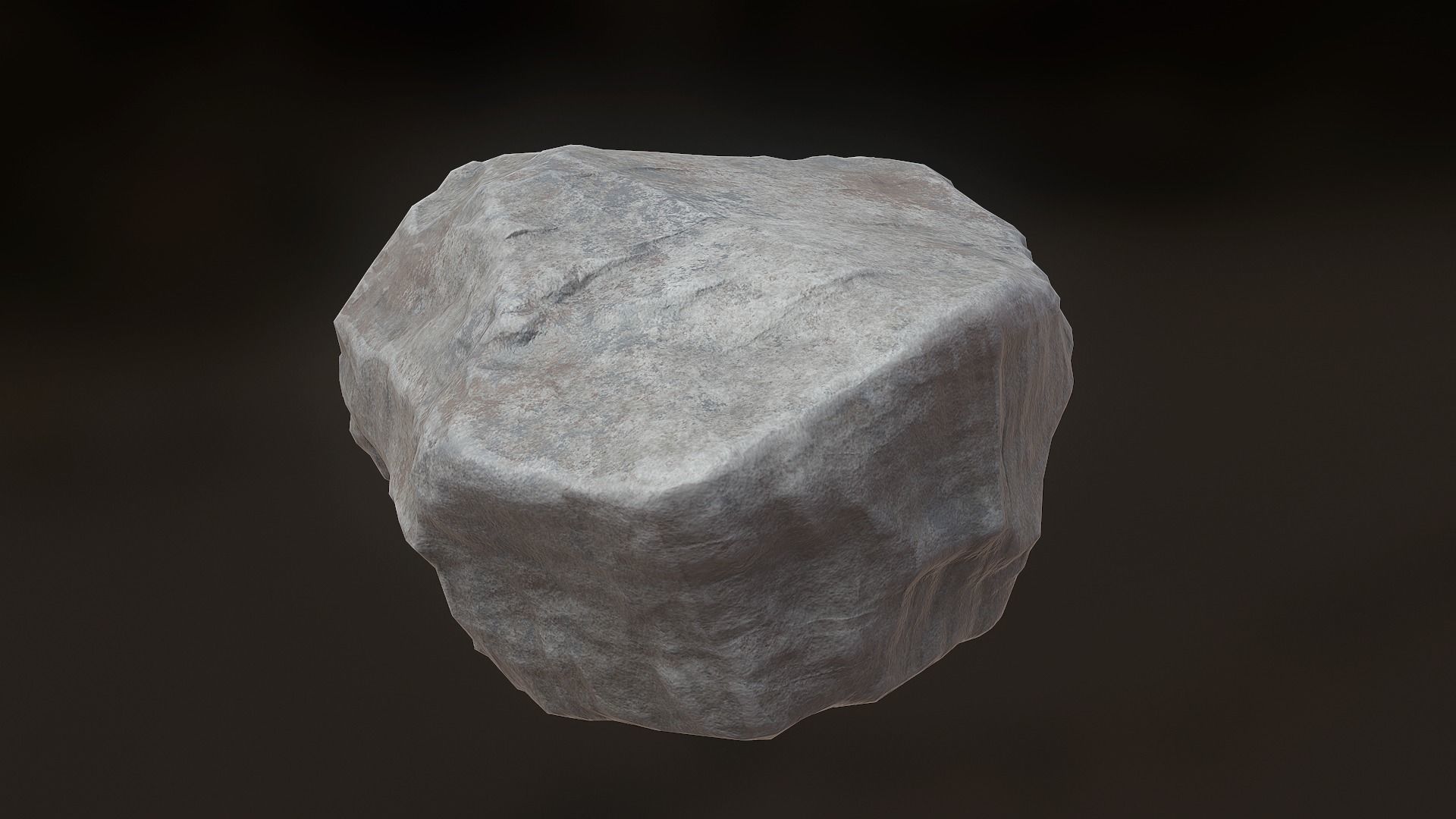 Stone Low-poly 3D Model rock Low-poly 3D model_4