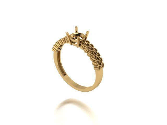 diamond rings 25 pieces in 1  3D print model_44