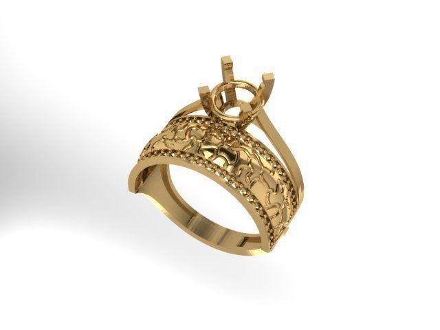 diamond rings 25 pieces in 1  3D print model_16
