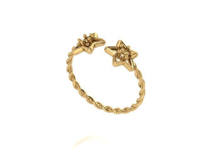 diamond rings 25 pieces in 1  3D print model_22