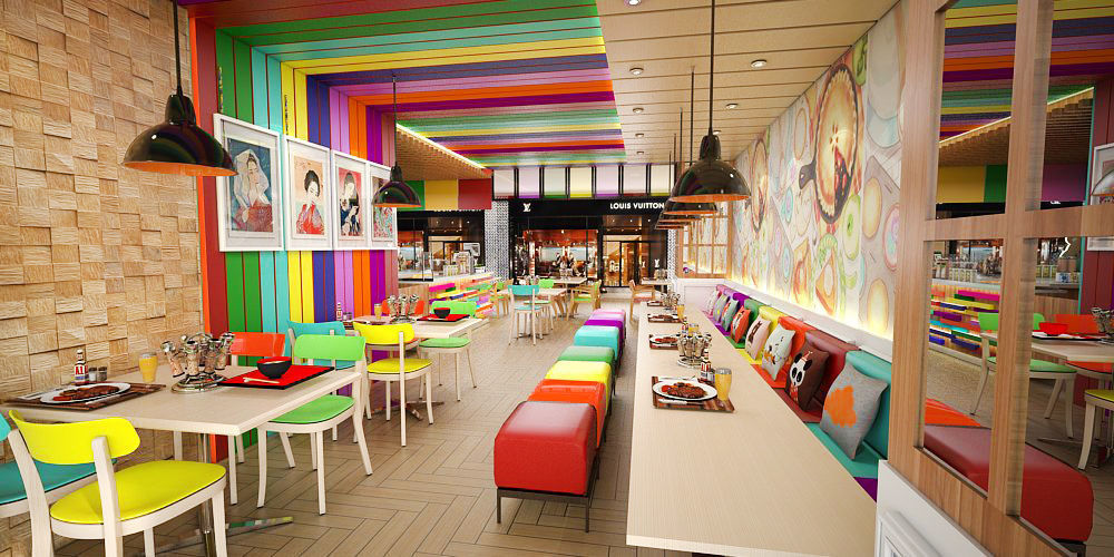 Japanesse Cafe Itadaikimasu 3D model_4