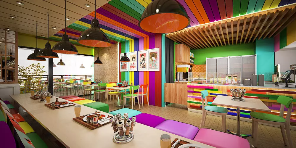 Japanesse Cafe Itadaikimasu 3D model_0