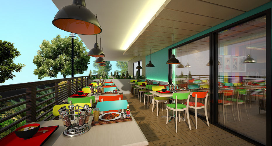 Japanesse Cafe Itadaikimasu 3D model_2