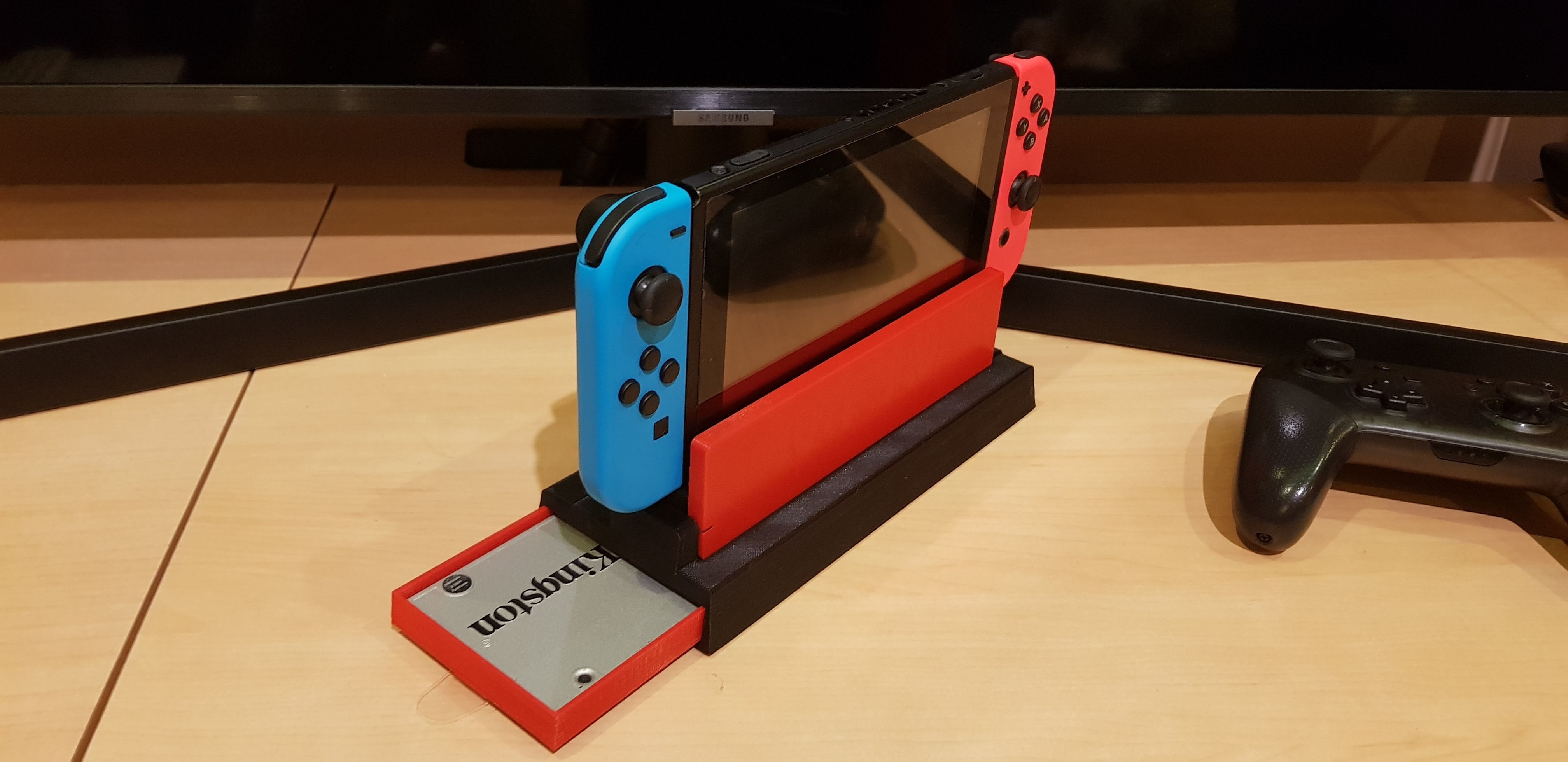 Stand HDD for Nintendo Switch 3D print model_4