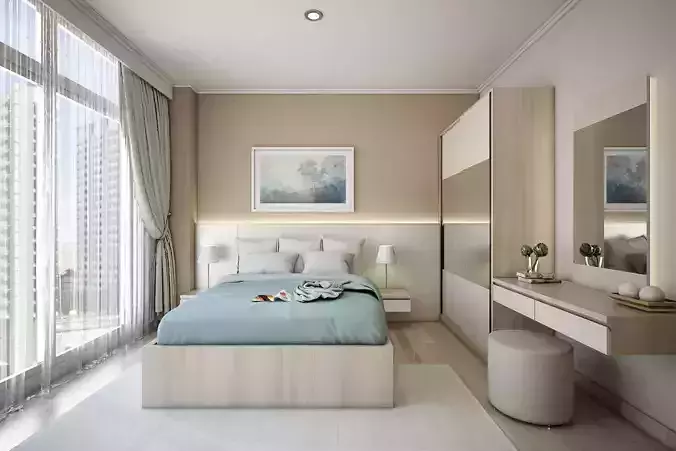 Apartement Studio 3D model