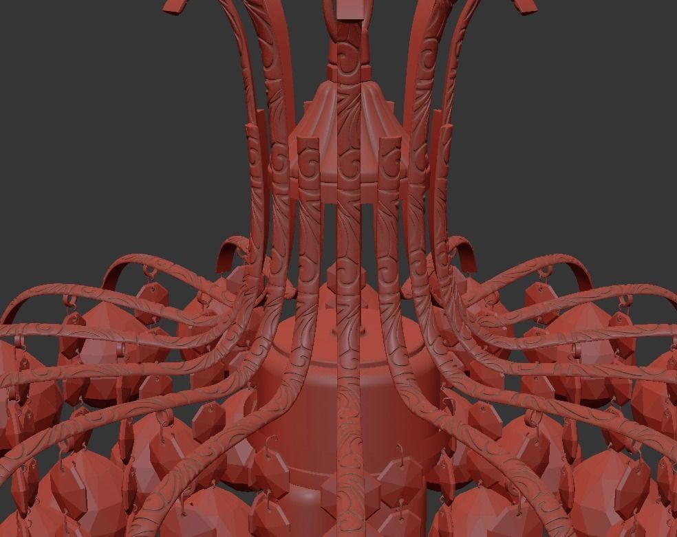 Chandelier Alanno E 1 5 30 100 N 3D model_5