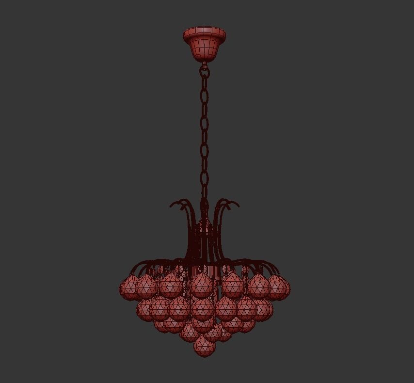 Chandelier Alanno E 1 5 30 100 N 3D model_2