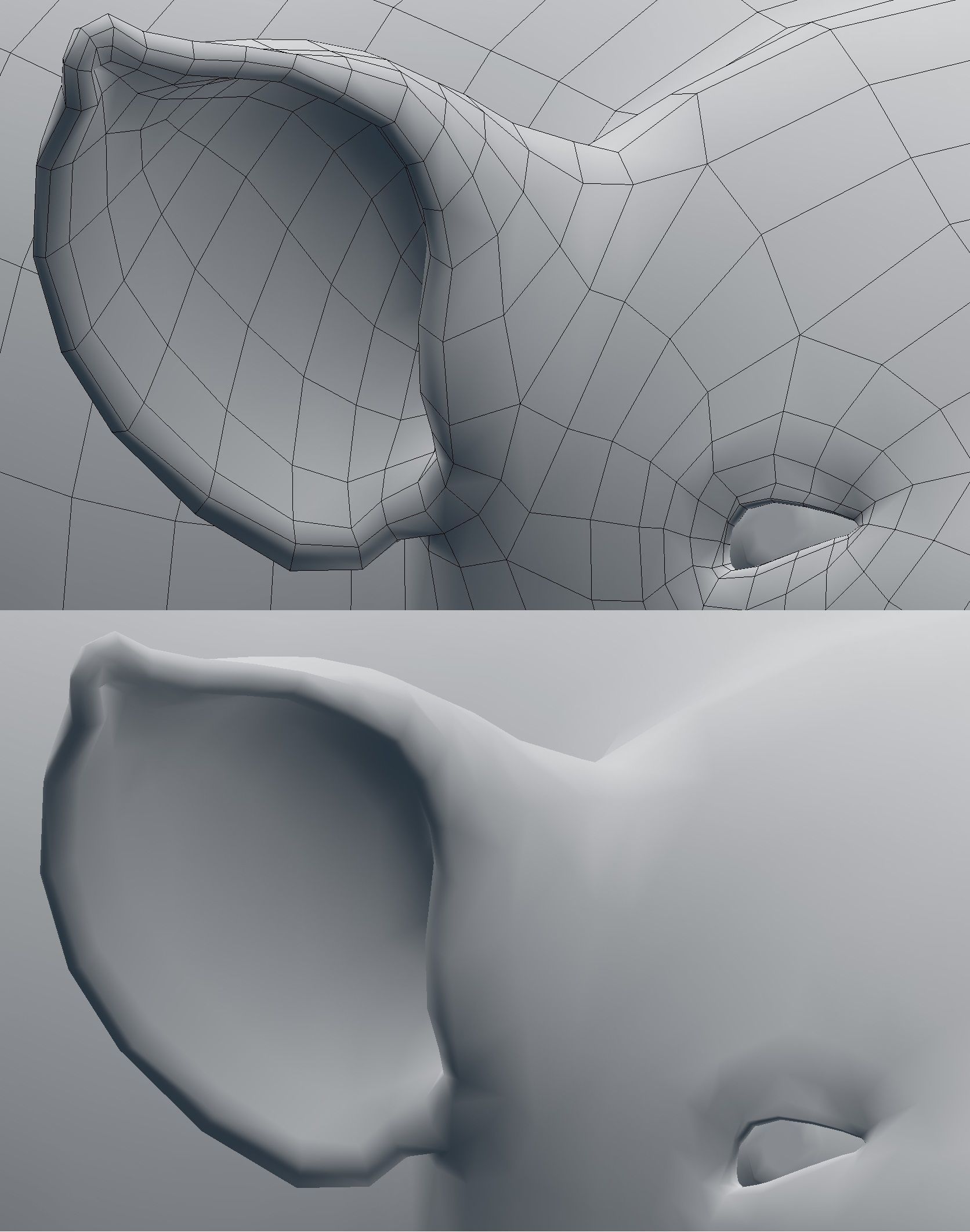 Pig Model Low-poly 3D model_4