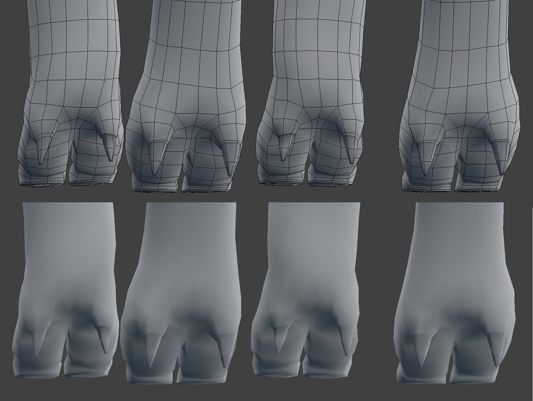 Pig Model Low-poly 3D model_3