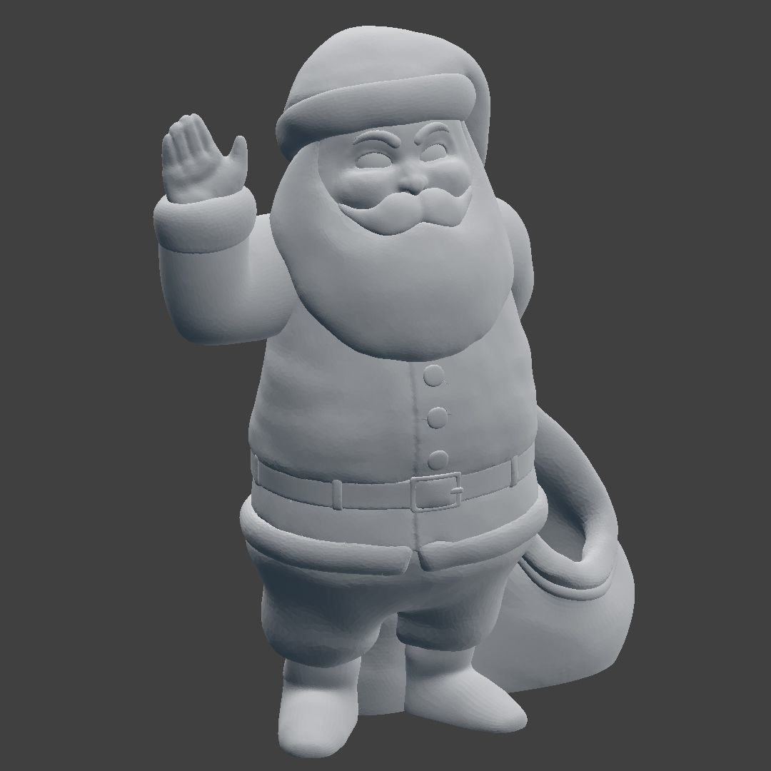 Santa Model claus 3D print model_7