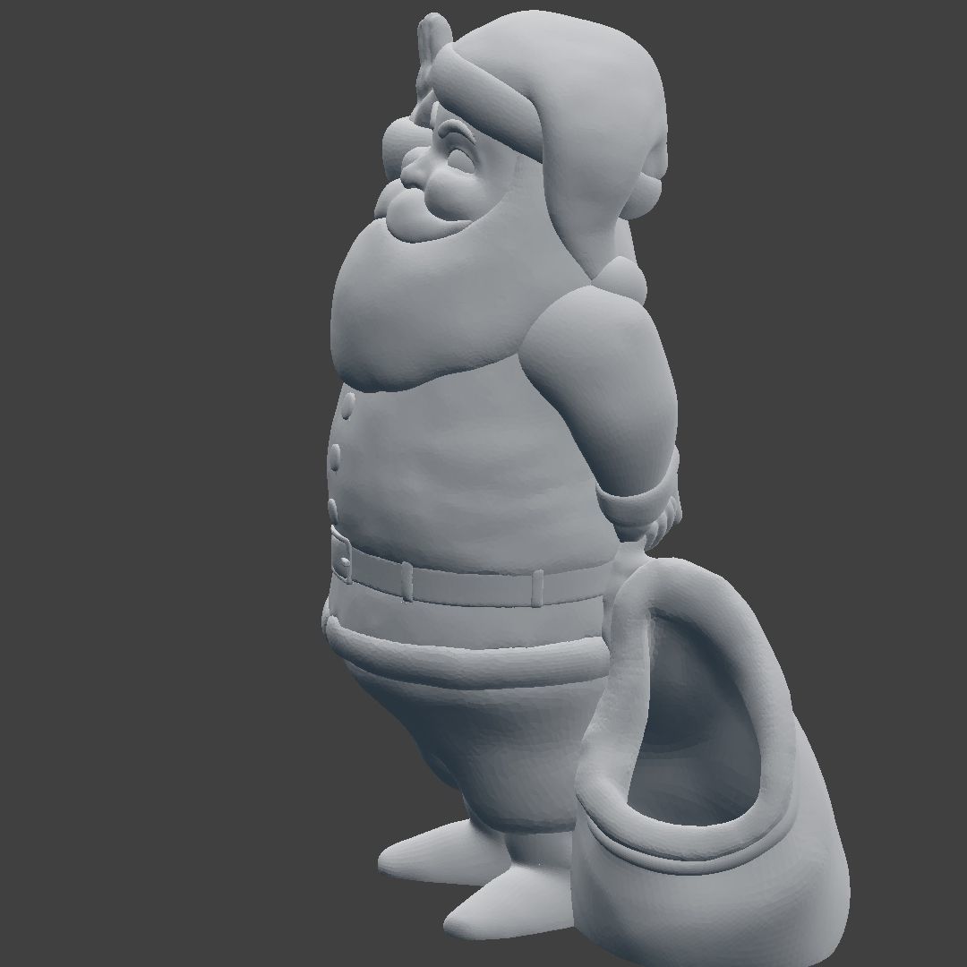 Santa Model claus 3D print model_1