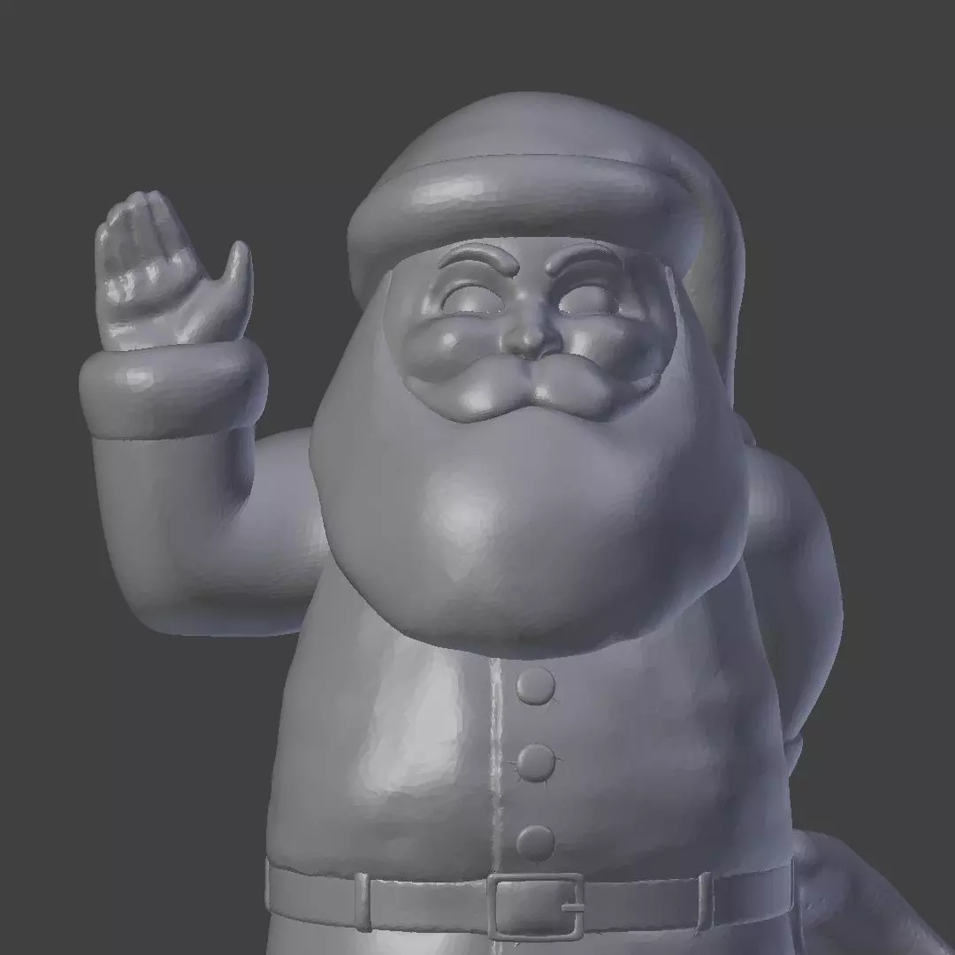 Santa Model claus 3D print model_0