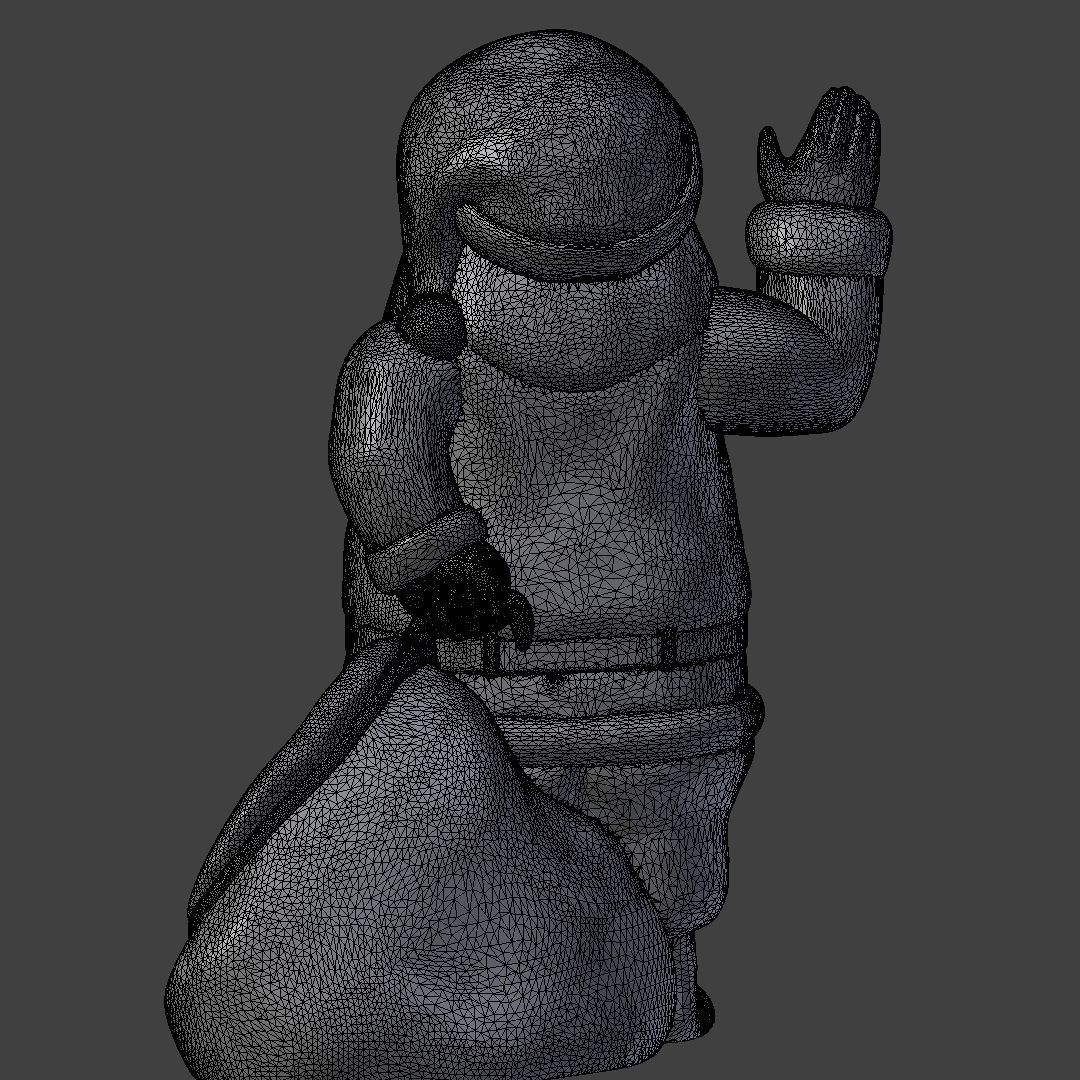 Santa Model claus 3D print model_2