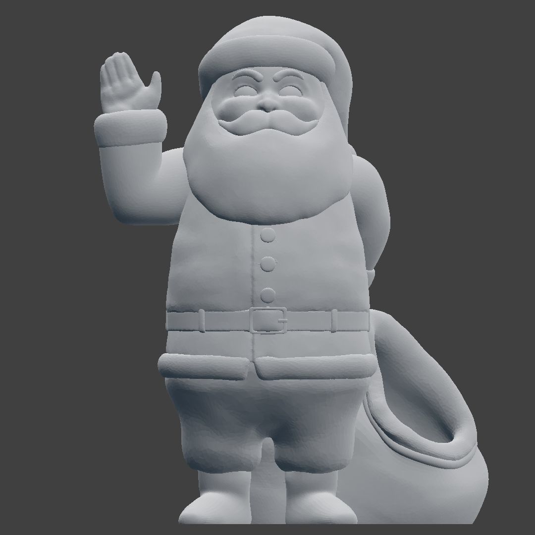 Santa Model claus 3D print model_8