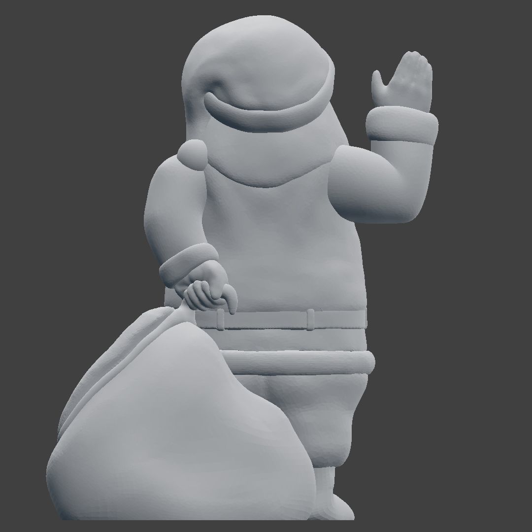 Santa Model claus 3D print model_6