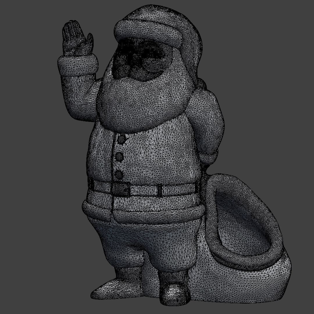 Santa Model claus 3D print model_3