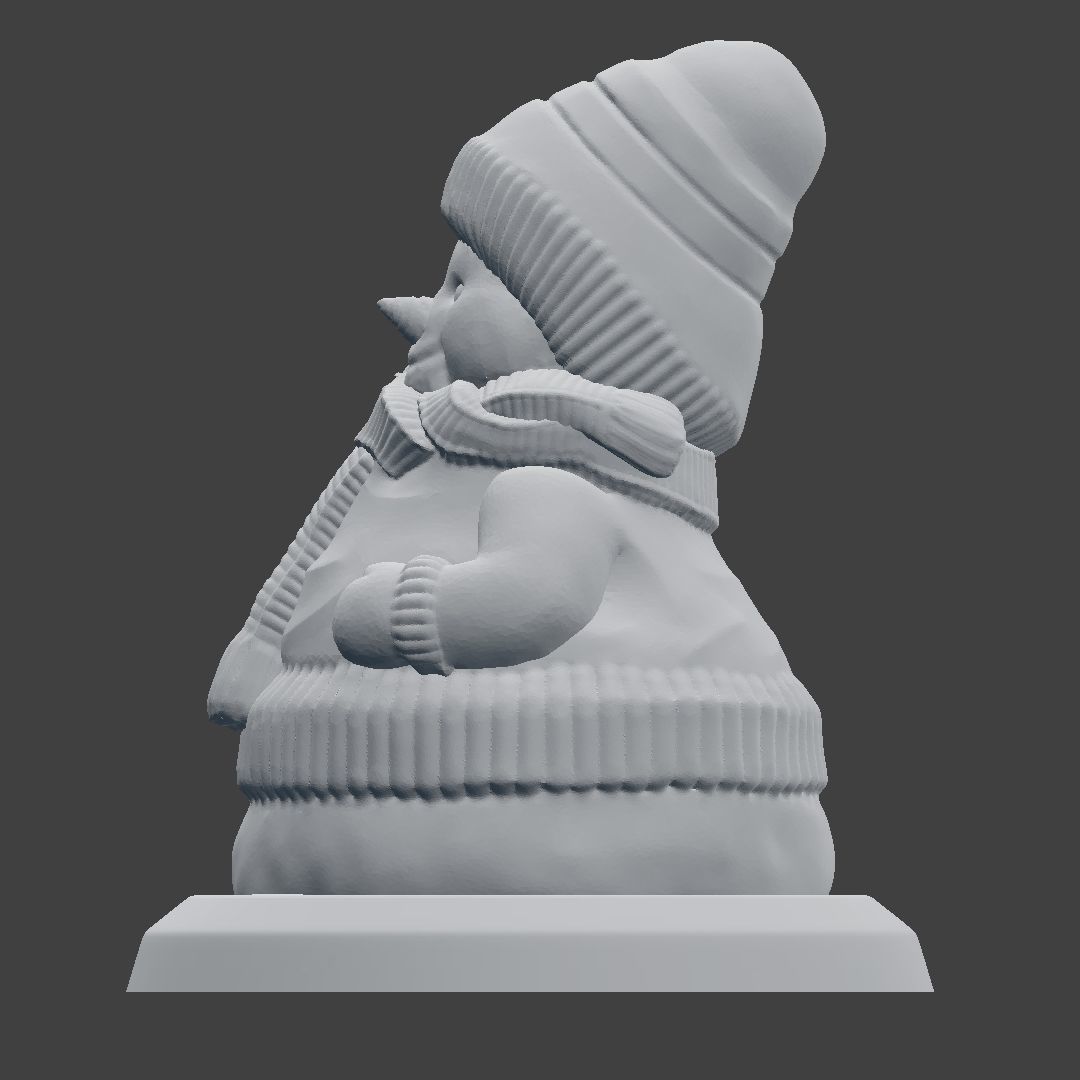 Snowman Model 3D print model_1