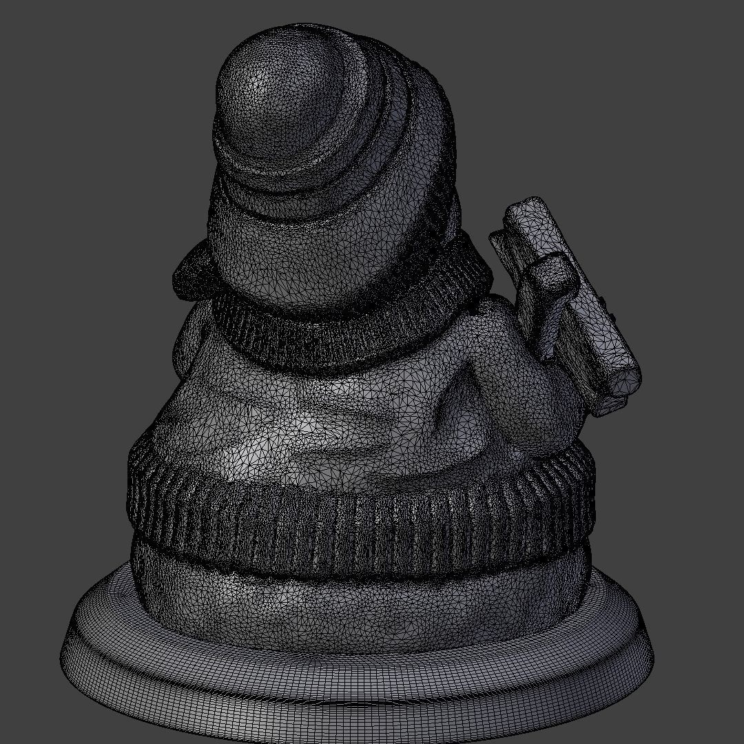 Snowman Model 3D print model_10