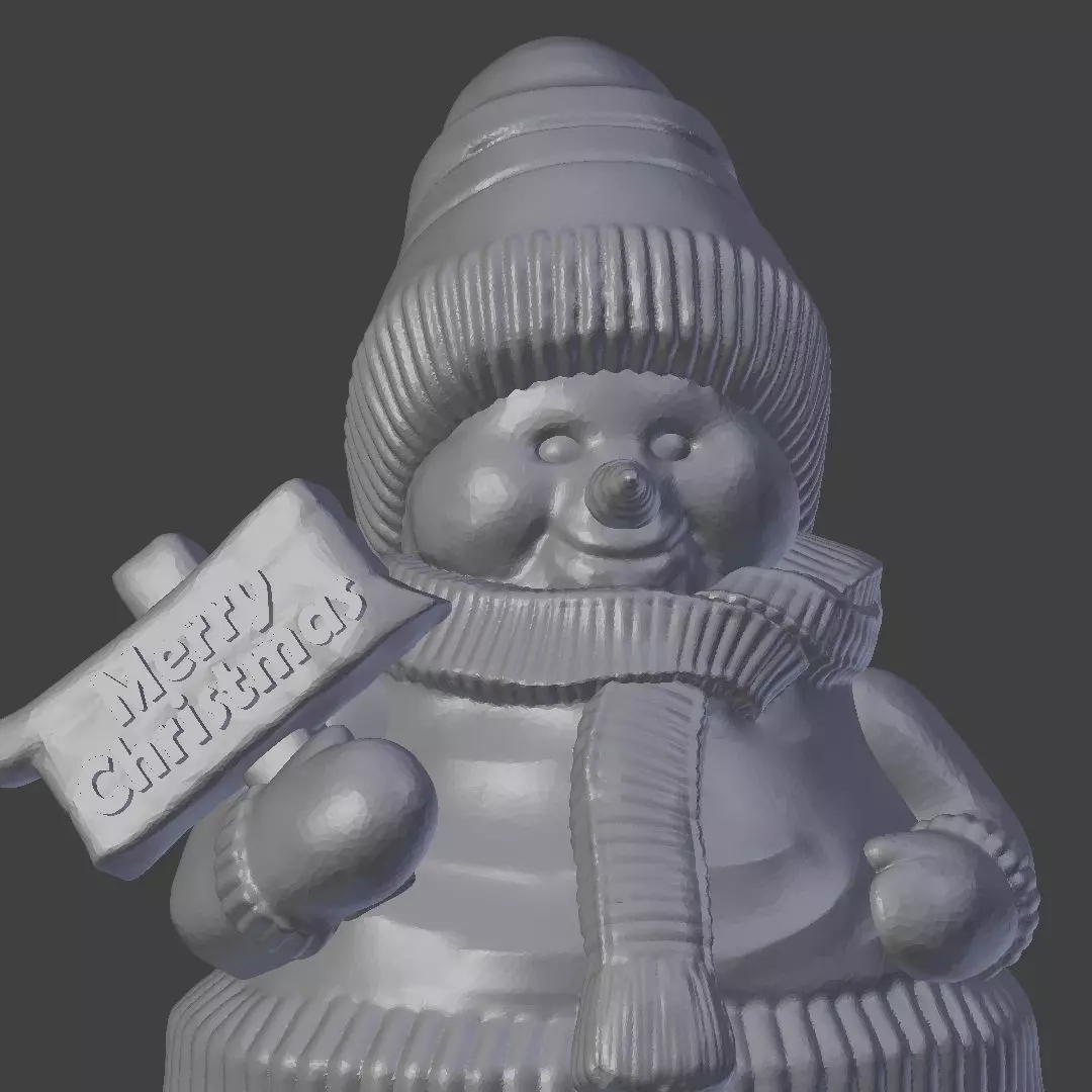 Snowman Model 3D print model_0
