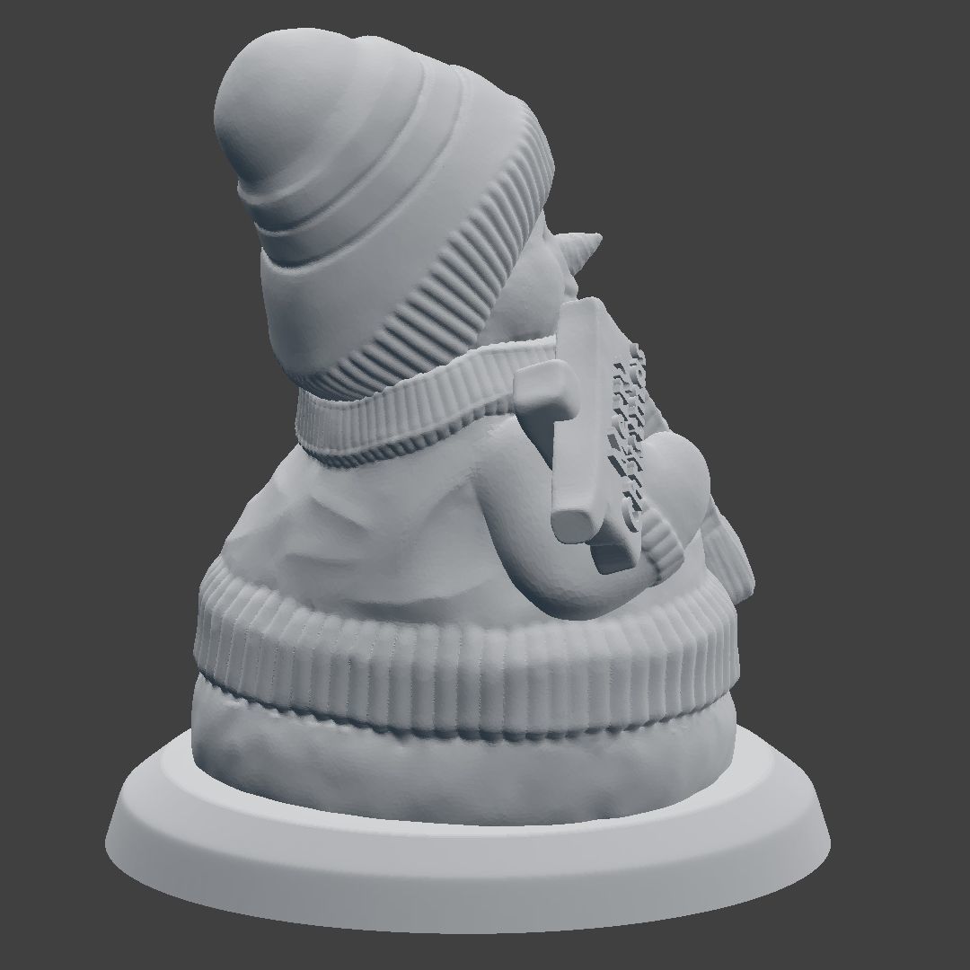 Snowman Model 3D print model_7