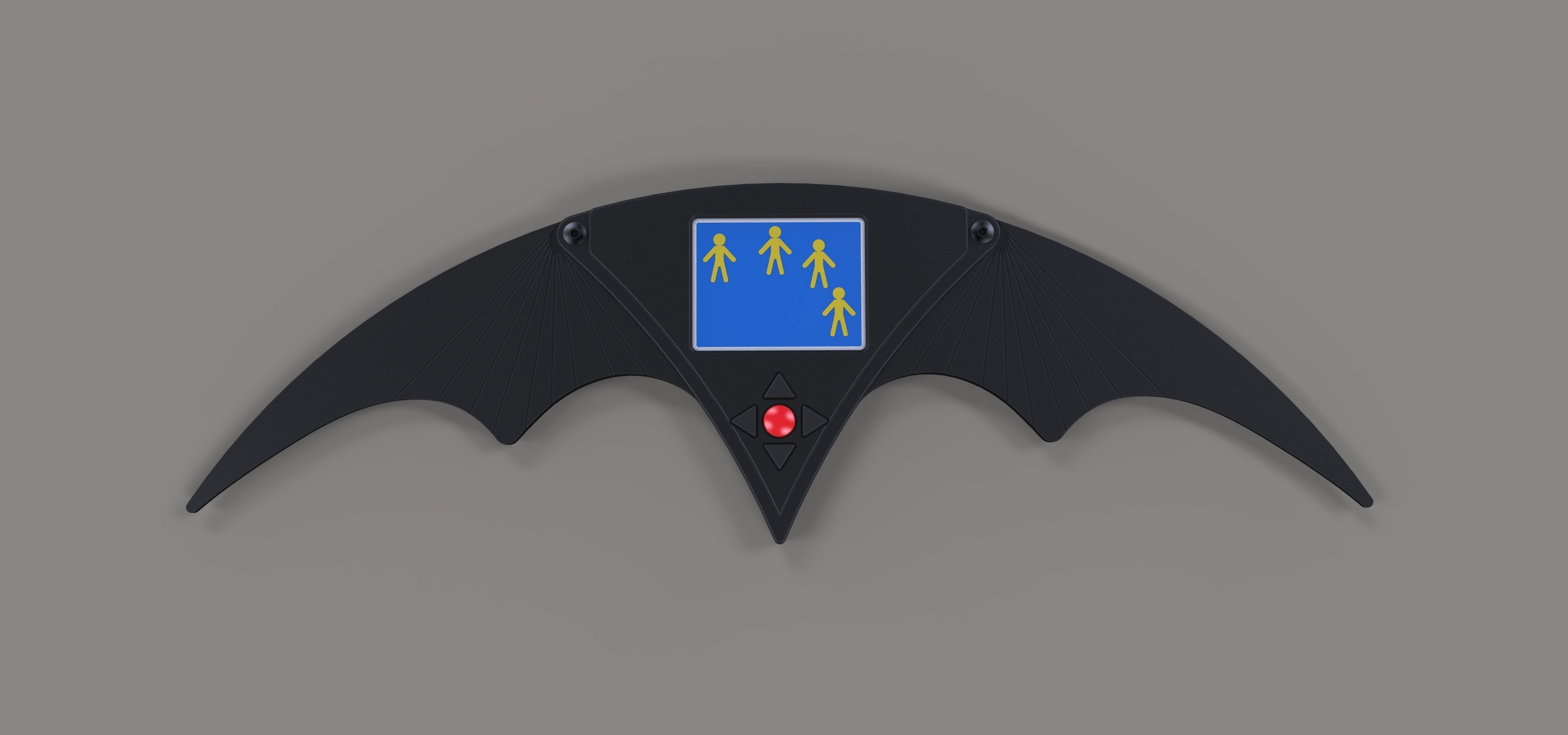Batarang from movie Batman Returns 3D model_7