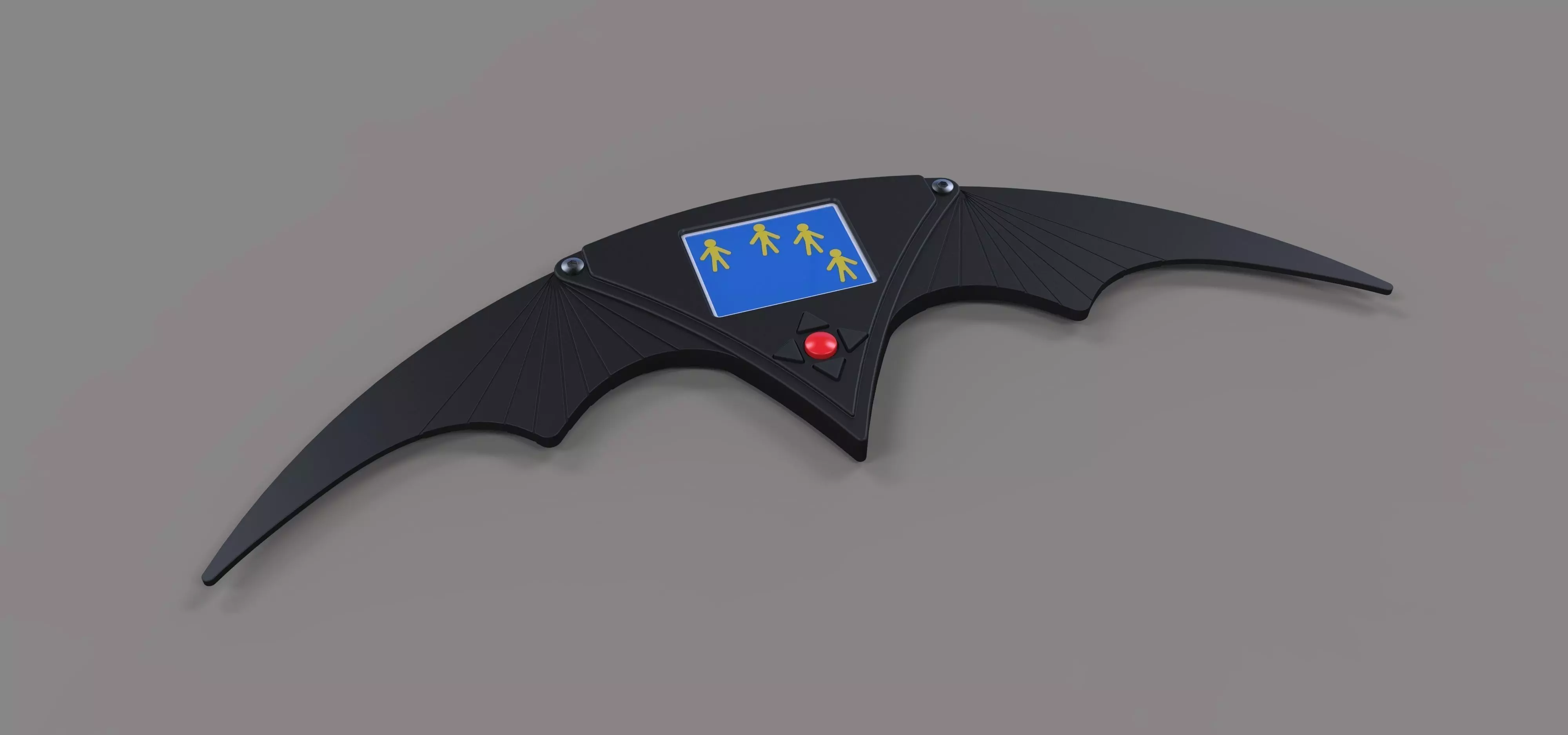 Batarang from movie Batman Returns 3D model_0