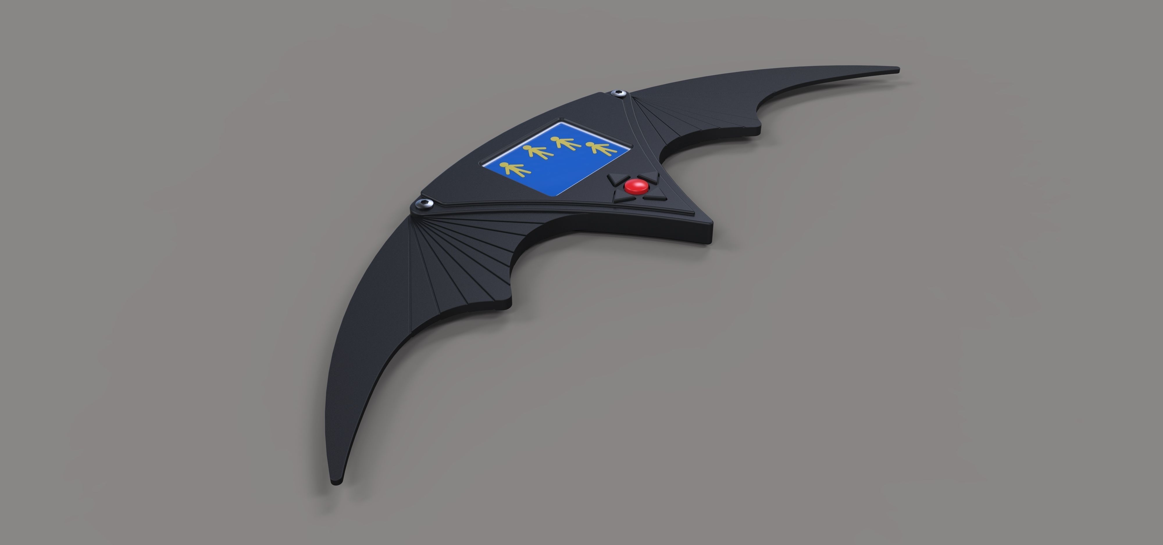 Batarang from movie Batman Returns 3D model_2
