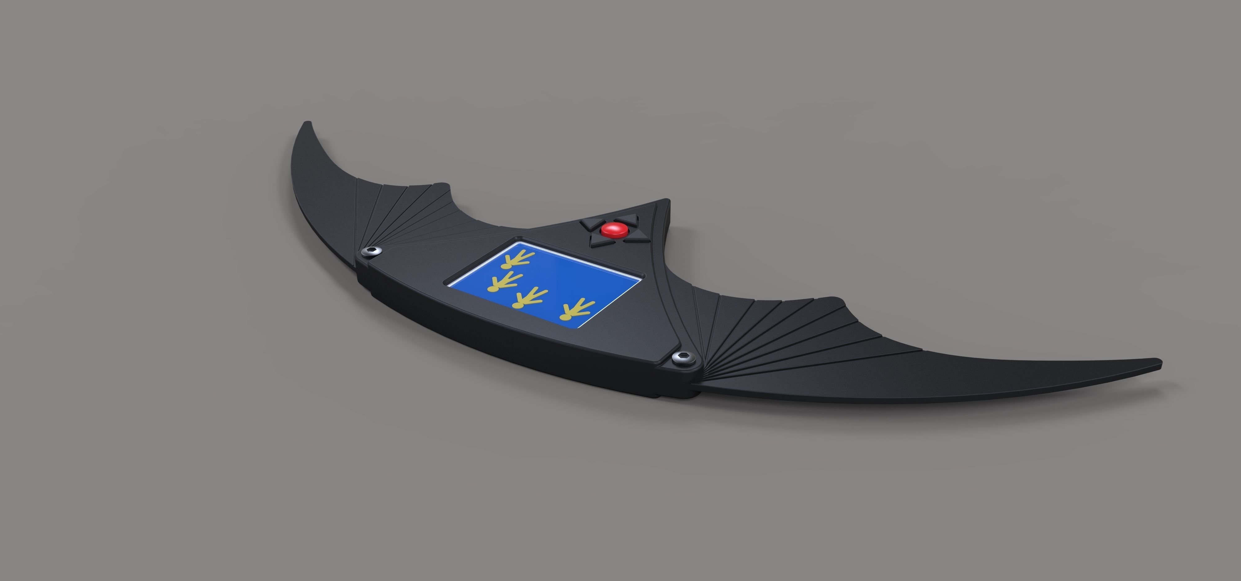 Batarang from movie Batman Returns 3D model_8