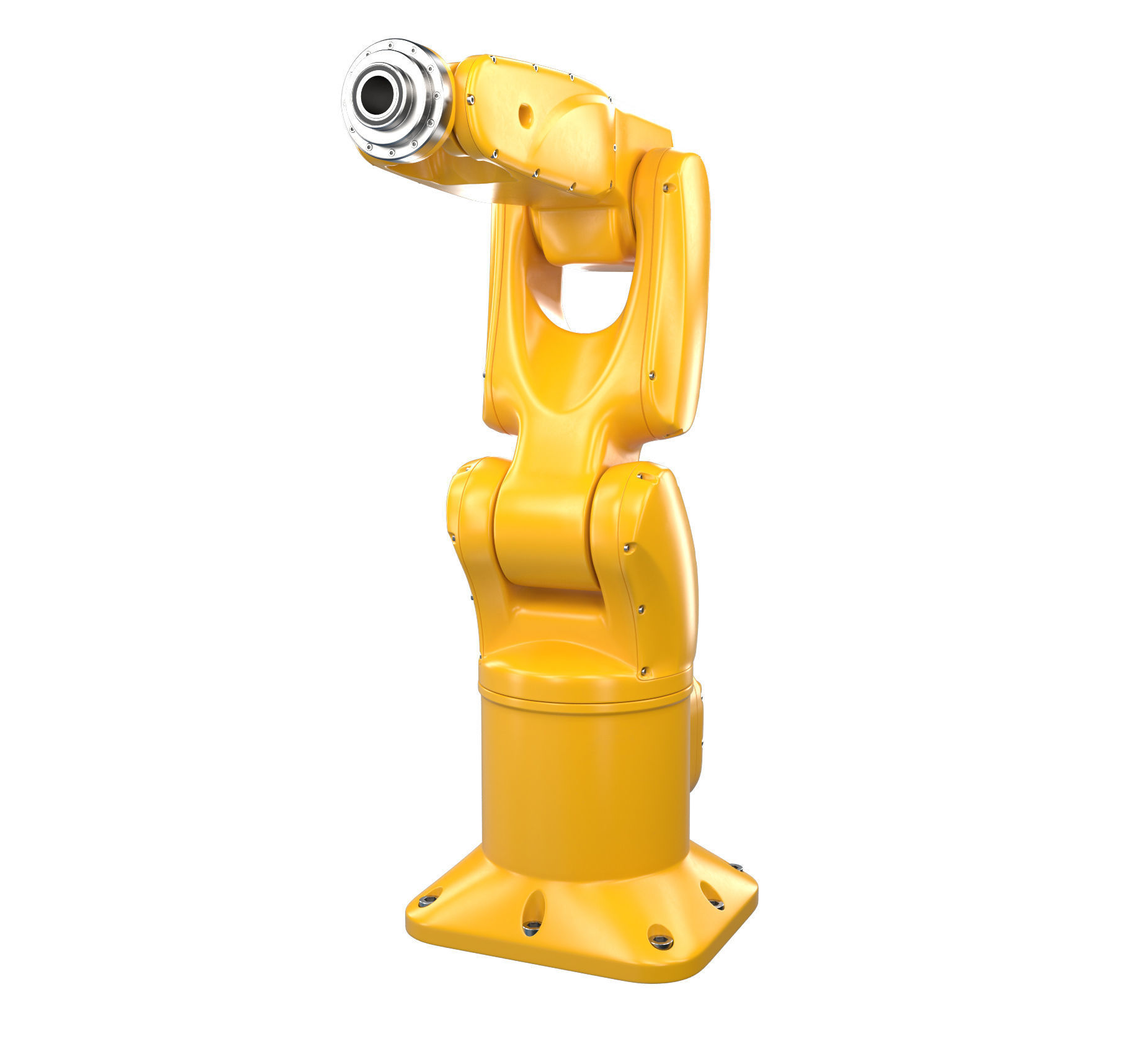 Industrial Robotic Arm and 7 tools 3D model 3D model_8