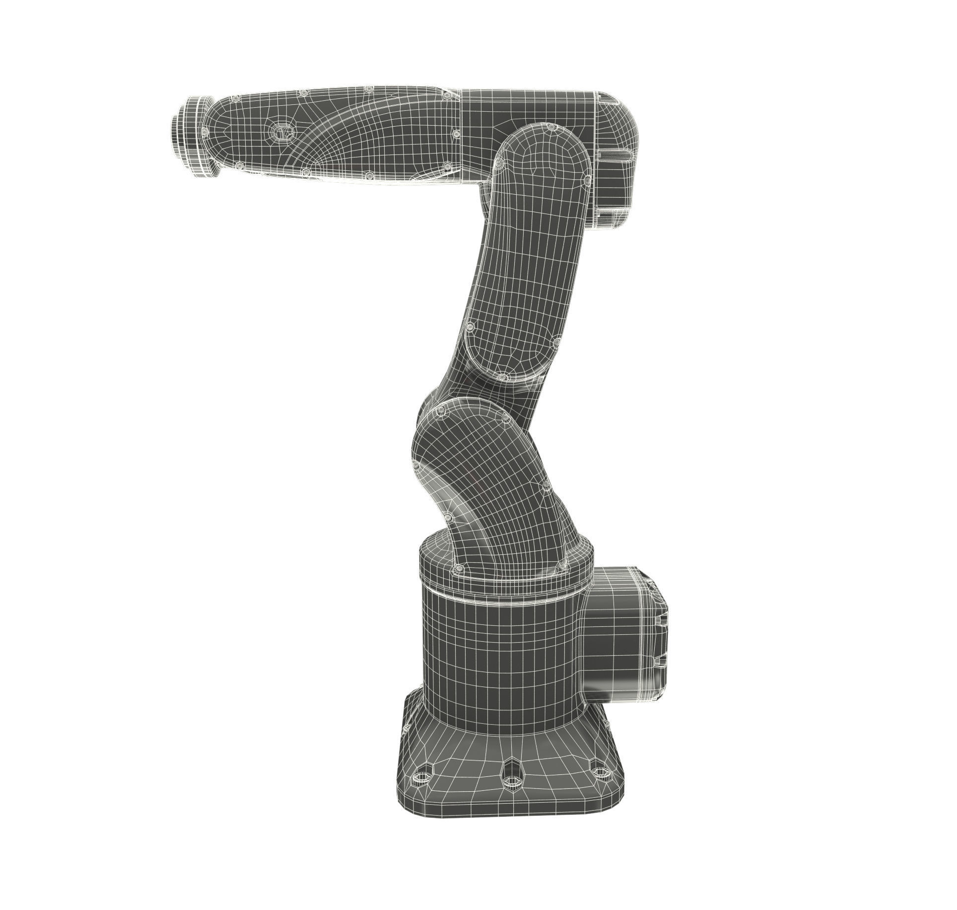 Industrial Robotic Arm and 7 tools 3D model 3D model_26