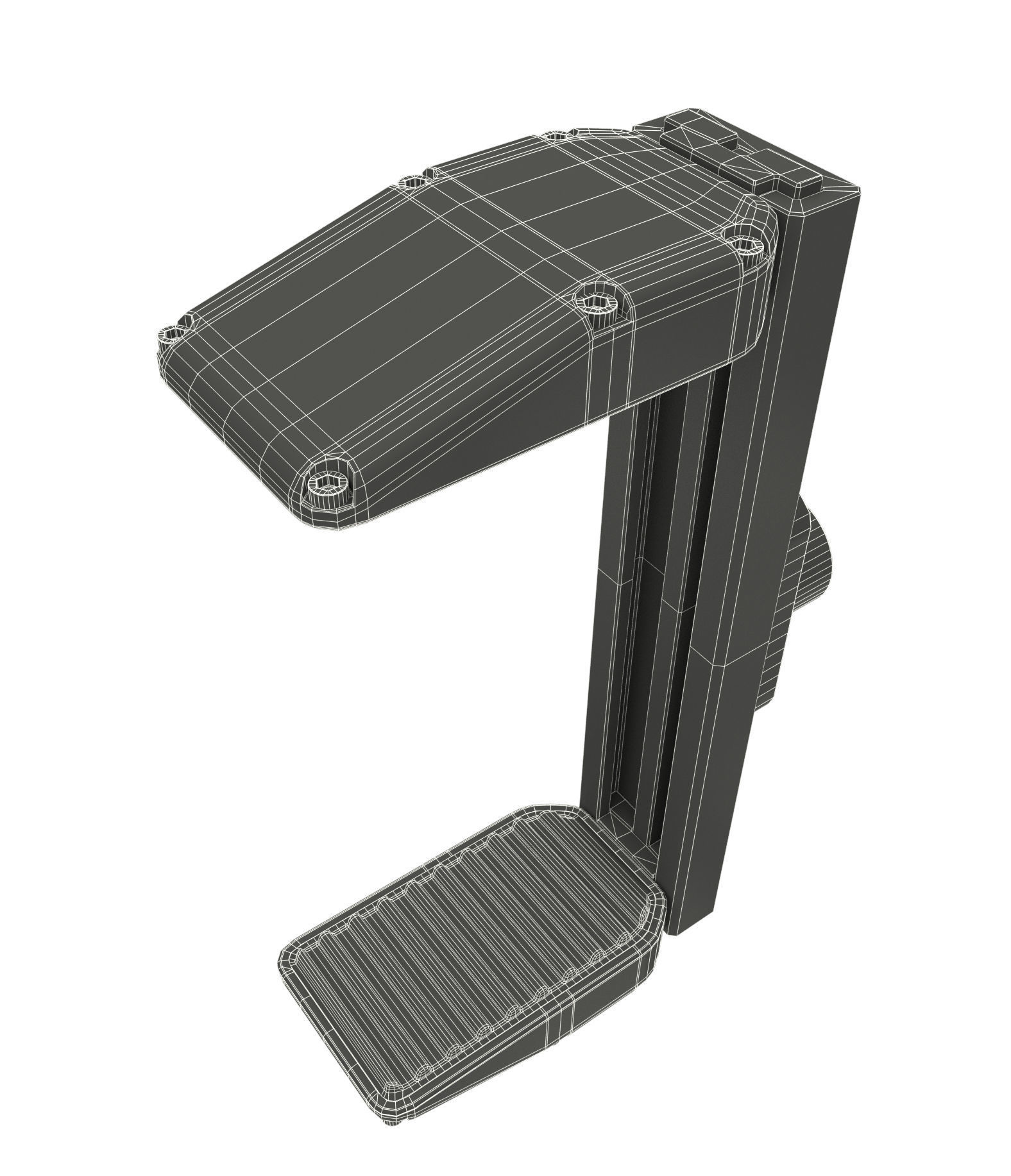 Industrial Robotic Arm and 7 tools 3D model 3D model_22