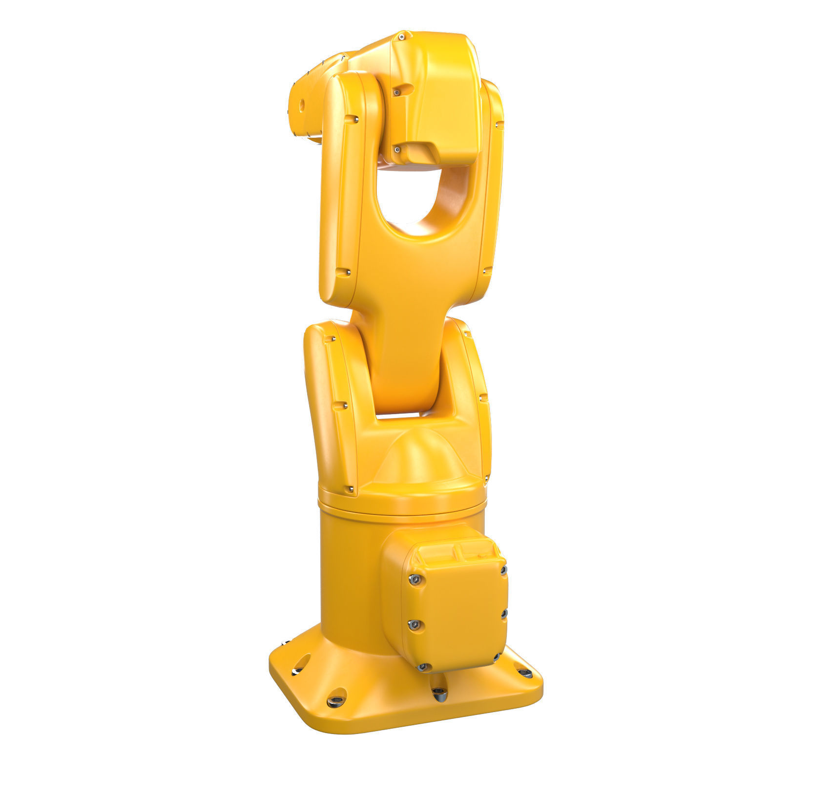 Industrial Robotic Arm and 7 tools 3D model 3D model_7