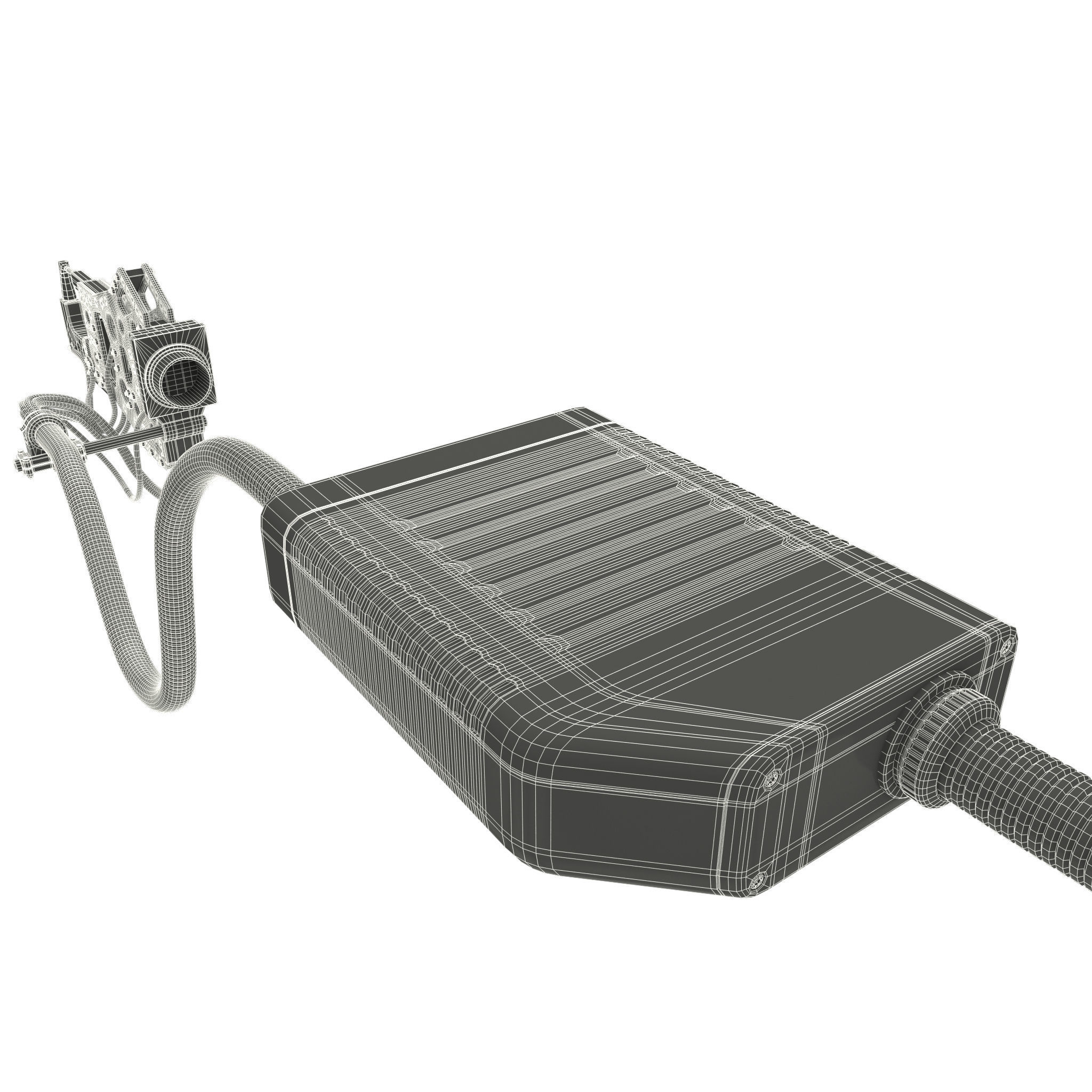 Industrial Robotic Arm and 7 tools 3D model 3D model_17