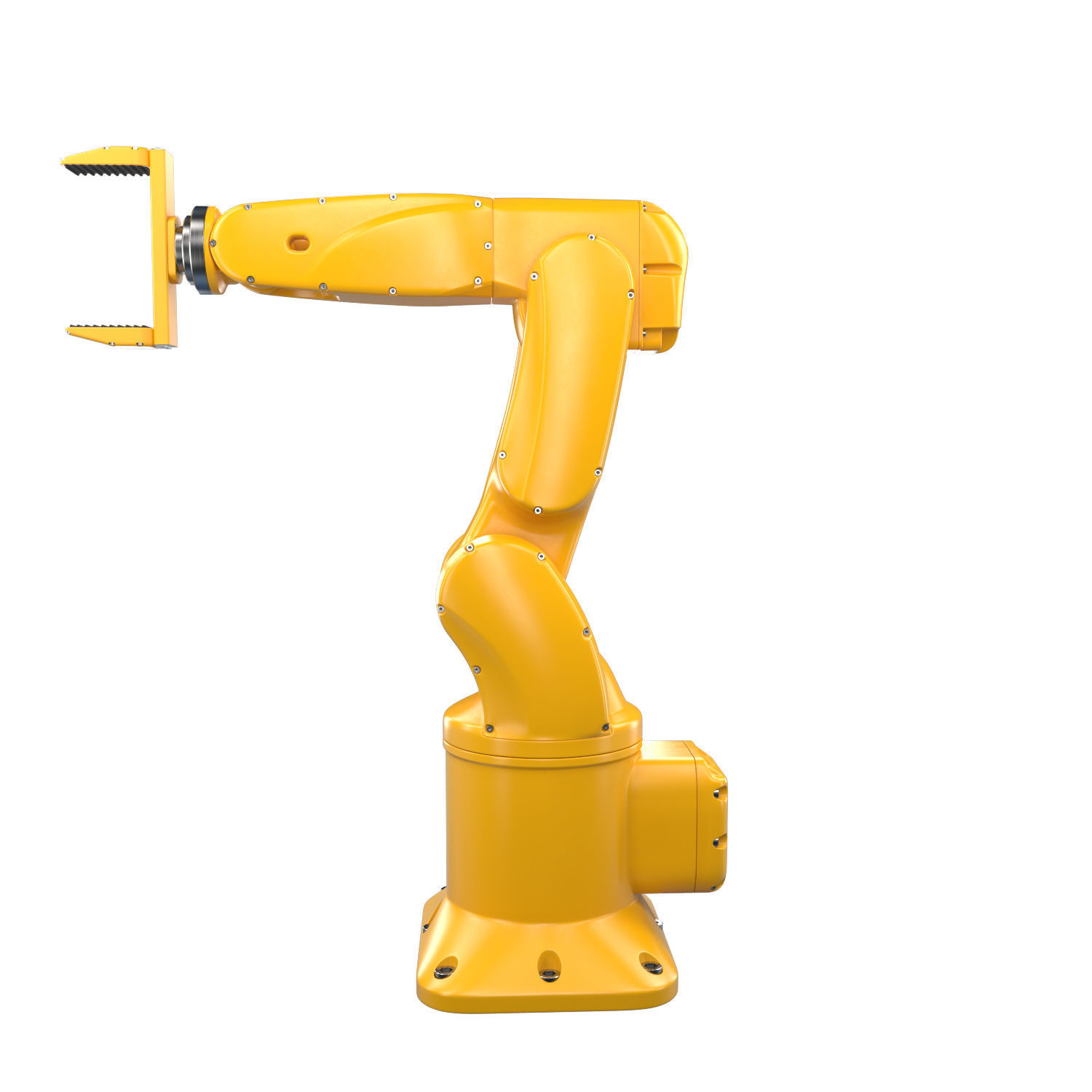 Industrial Robotic Arm and 7 tools 3D model 3D model_1