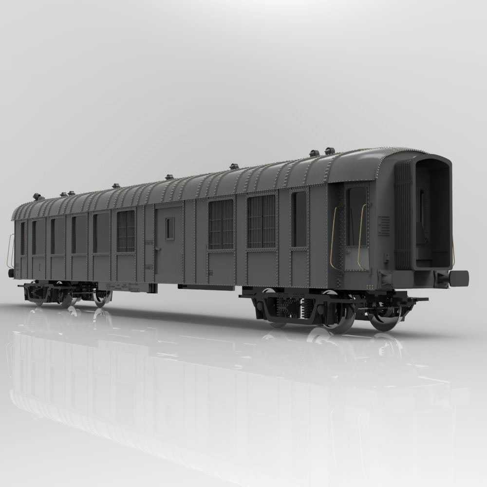 Goods Van 3D model_4