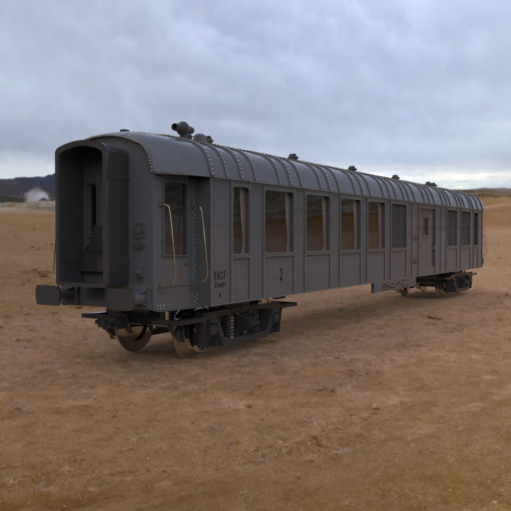 Goods Van 3D model_7