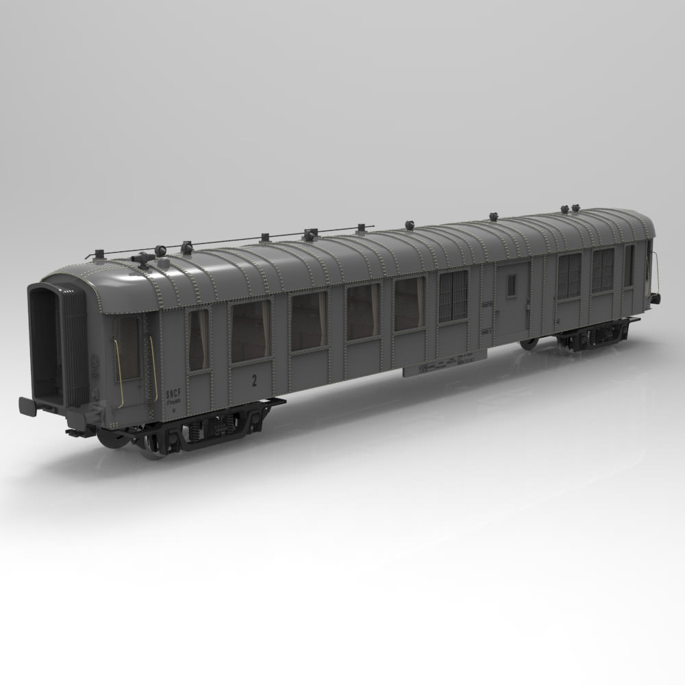 Goods Van 3D model_2