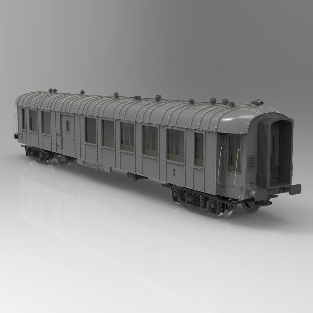 Goods Van 3D model_1