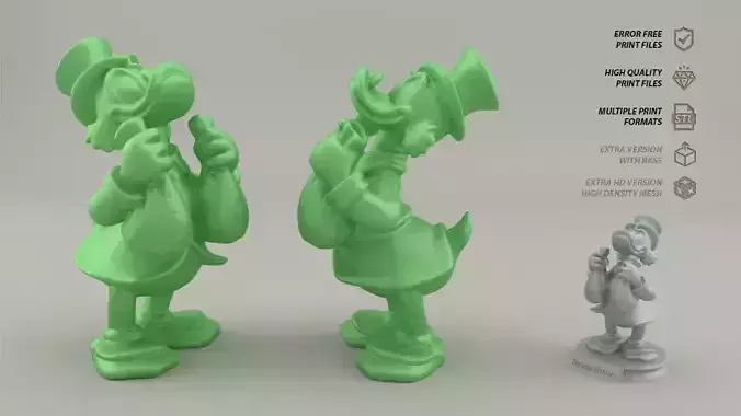 Scrooge McDuck 3D print model