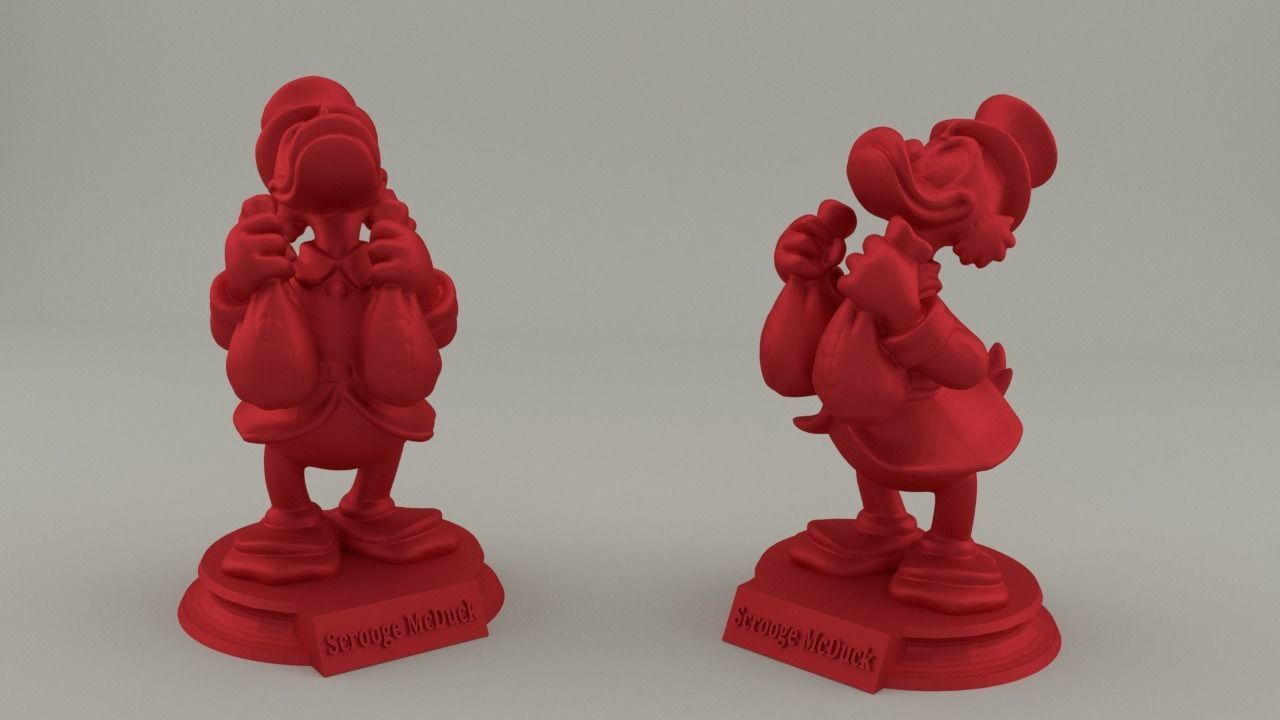 Scrooge McDuck 3D print model_3