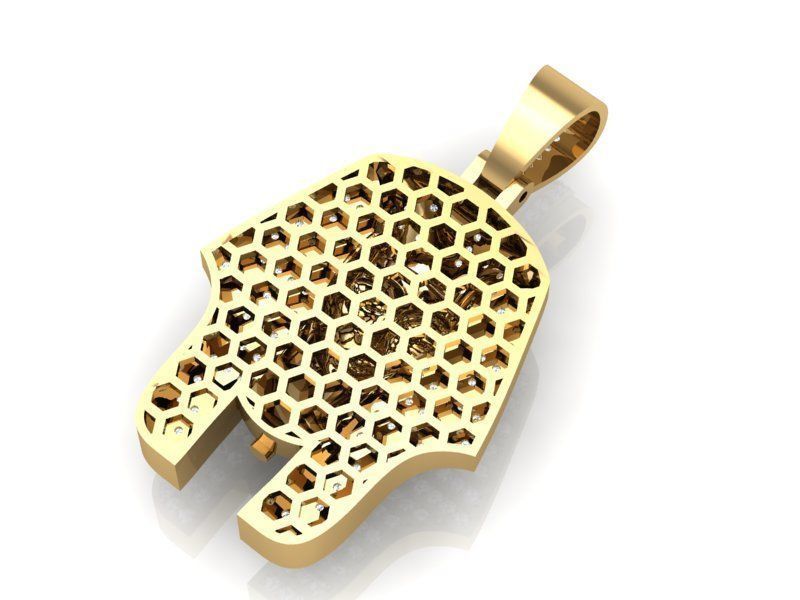 Ehypt king pendant 3D print model_2