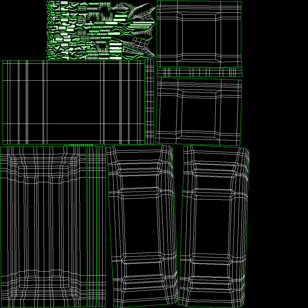 Ammo Box 20mm MK3 WWII US Military 3D model_3