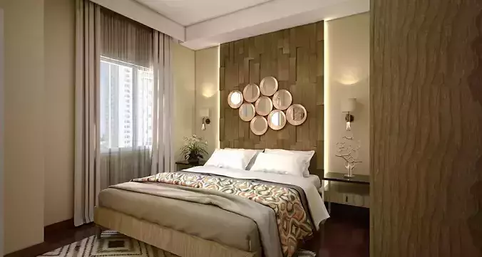Apartement Ethnic 3D model