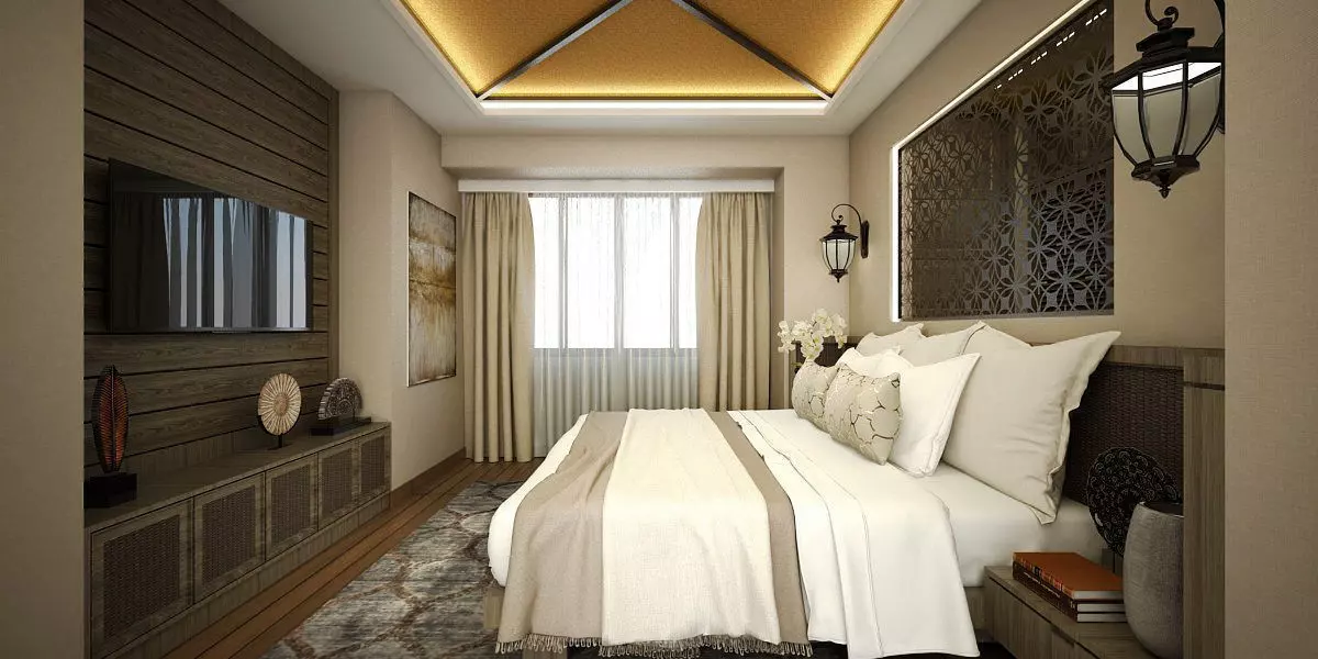 Ethnic Bedroom 3D model_0
