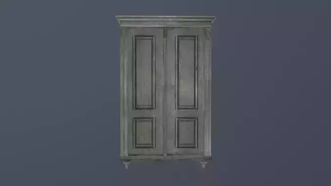 Wardrobe elmwood armoire