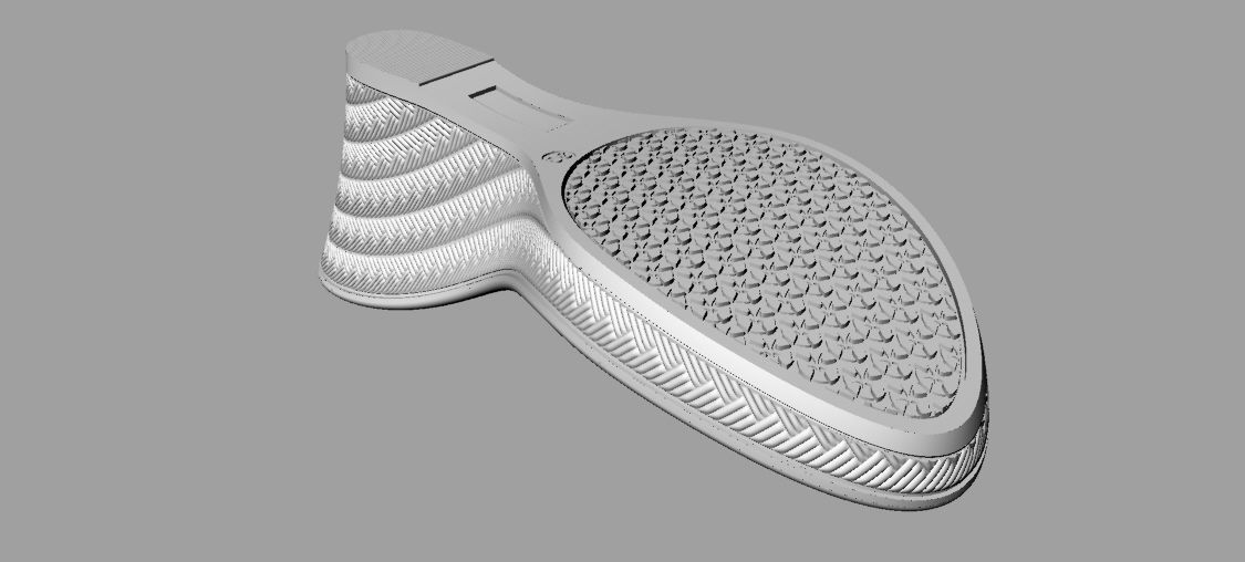 high heels shoe sole 3D print model_3