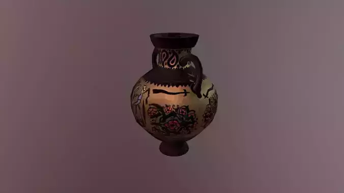 Old Vase with unique pattern